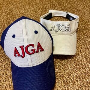AJGA Juniors New Era Cap and Visor Set - Navy and White
